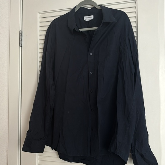 Calvin Klein men’s button down en shirt Sz XL - Picture 10 of 10